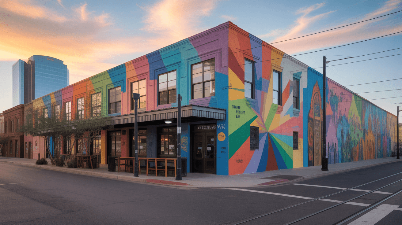 Downtown Phoenix landscape